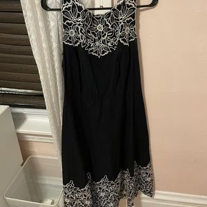 Black lace dress
